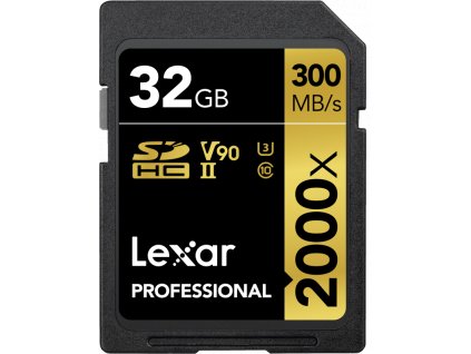 Lexar SDHC 32GB 2000x Professional UHS-II U3