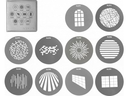 Nanlite GOBO Set 1 pro PJ-BM-19/36