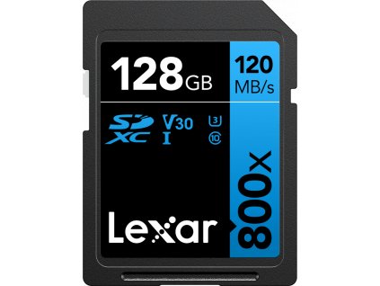 Lexar SDXC 128GB 800x Professional Class 10 UHS-I U1 (V30)