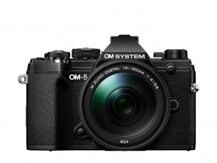 OM System OM-5 + 14-150 mm f/4-5.6 II, čierny