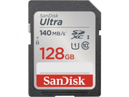 SanDisk Ultra 128 GB SDXC Memory Card 140 MB/s