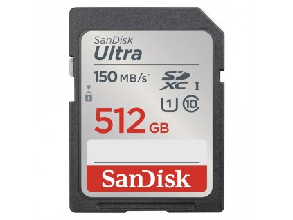 SanDisk Ultra 512 GB SDXC Memory Card 150 MB/s