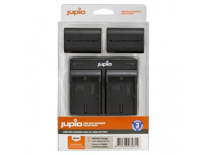 Jupio 2x LP-E6NH 2130 mAh + Dual Charger pre Canon