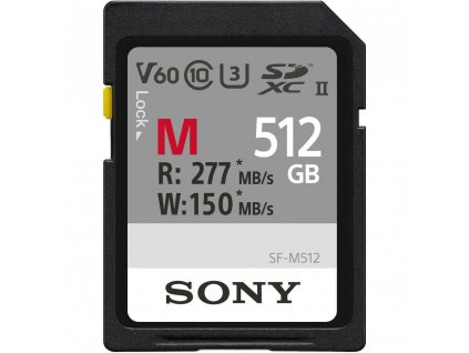 Sony SDXC SF-M 512GB Class 10 UHS-II (SFM512.SYM)  + zľavový kód ALPHA20 na 20 %