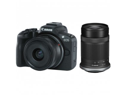 Canon EOS R50 + 18-45 mm f/4.5-6.3 IS STM + 55-210 mm f/5-7.1IS STM  + virtual kit cashback