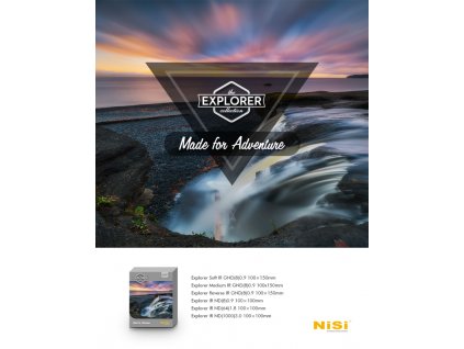 NiSi Square Filter Explorer 100x150mm Reverse GND8 3Stops