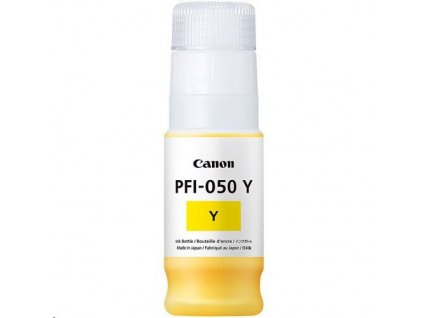 Canon ink bottle PFI-050Y 70ml, žltá