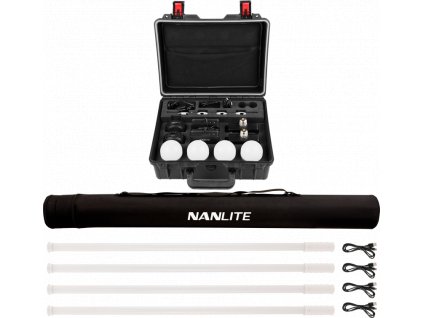 Kit Nanlite Pavotube T8-7X-4 Light kit & Pavobulb 10C 4 Bulb kit
