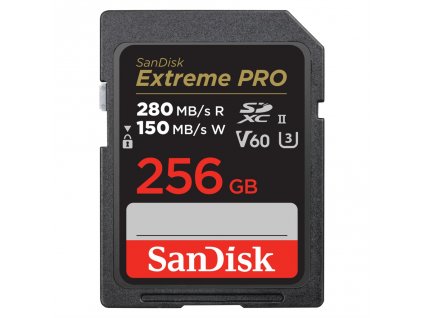 SanDisk Extreme PRO SDXC 256 GB V60 UHS-II