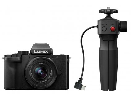 Panasonic Lumix G100D + Lumix G Vario 12-32 mm f/3.5 - 5.6 + grip SHGR2