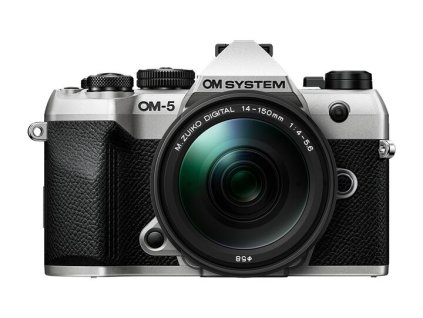 OM System OM-5 II strieborný + 14-150 mm f/4-5.6