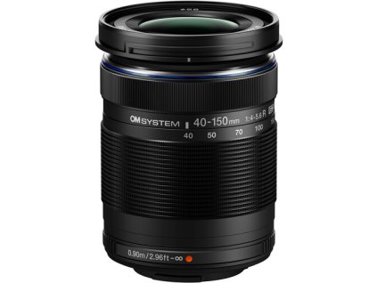 OM System M.Zuiko Digital ED 40-150mm f/4-5.6 R čierny