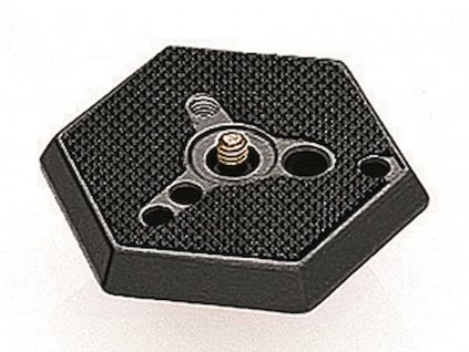 66066 manfrotto hexagonal adapter plate normal with 1 4 screw