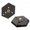 143808 2 manfrotto hexagonal assy plate for hasselblad cameras