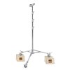 153627 3 avenger overhead stand 43 steel with braked wheels