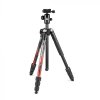 189815 4 manfrotto mkelmii4rd bh hlinikovy stativ s gulovou hlavou cerveny