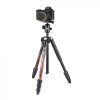 189815 11 manfrotto mkelmii4rd bh hlinikovy stativ s gulovou hlavou cerveny