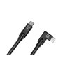 tetherpro usb c to usb c right angle cable CUC15RT BLK angled