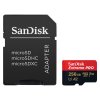 SanDisk Extreme PRO microSDXC 256 GB + SD Adapter 200 MB/s C10 V30 UHS-I U3