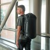 40L Black Duffel Backpack Airport