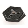 66066 manfrotto hexagonal adapter plate normal with 1 4 screw