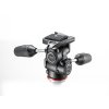 71385 manfrotto 3 way tripod head mark ii in adapto with retractable levers