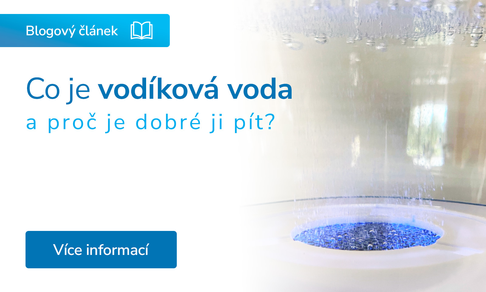 Co je vodíková voda a proč je dobré ji pít