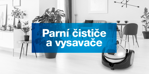 Dezinfikujte parou s parními čističi a vysavači