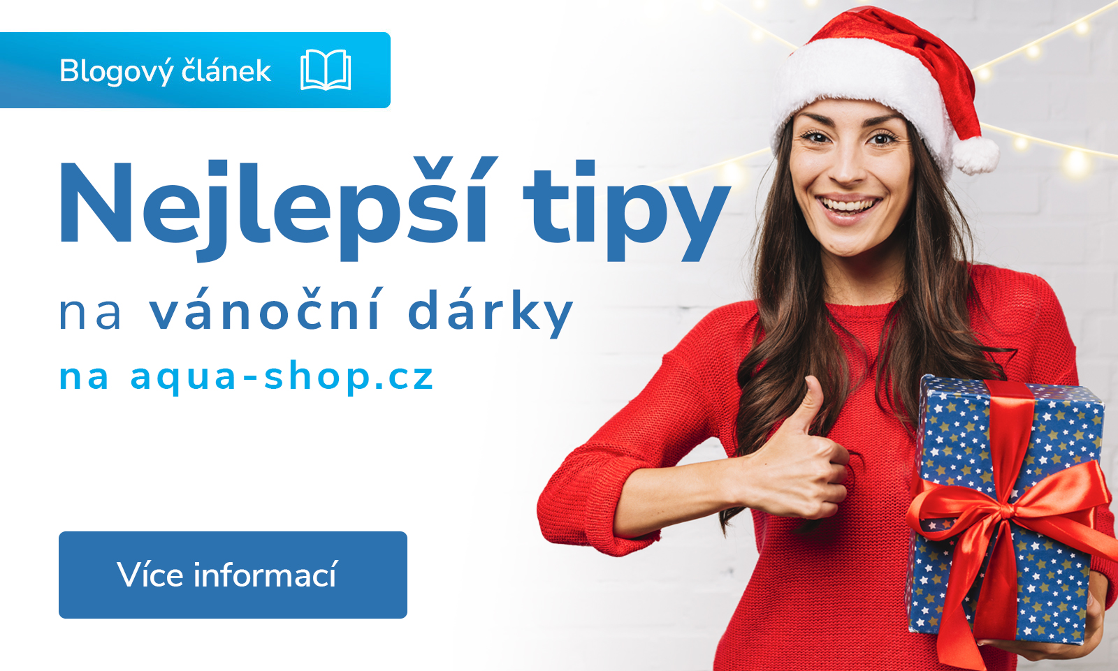Tipy na vánoční dárky na aqua-shop.cz