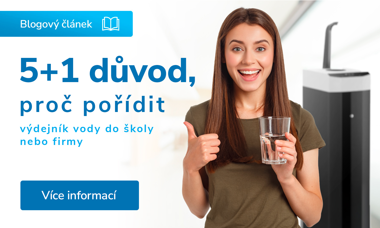5+1 důvod, proč pořídit výdejník vody do školy nebo firmy