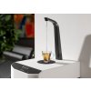E7 Matt Black Chaise Longe Scene Closeup Render
