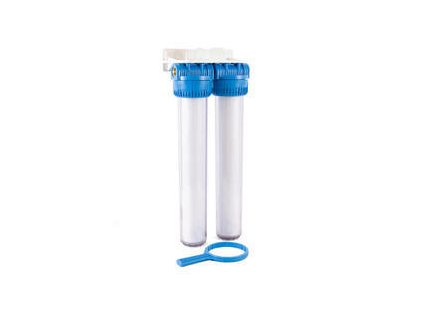 Potrubní filtr dvojitý Waterfilter 22SLc (1")