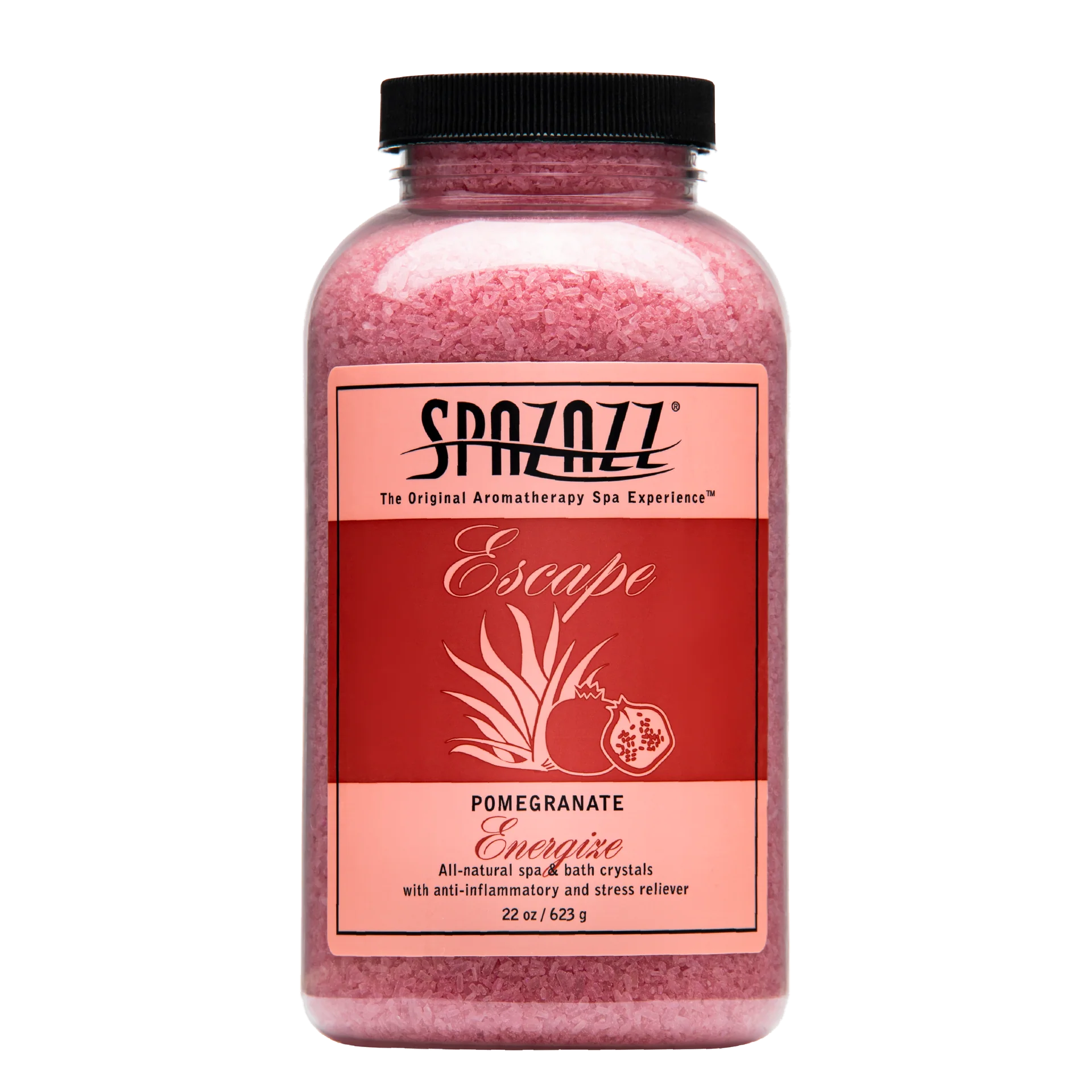 Spazazz Escape Crystals Pomegranate – krystaly vířivka aromaterapie