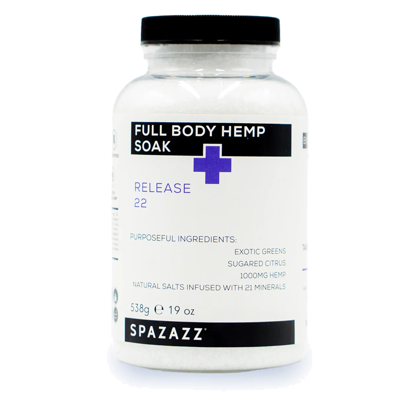 Spazazz Hemp Release – konopné krystaly do vířivky pro uvolnění stresu a napětí