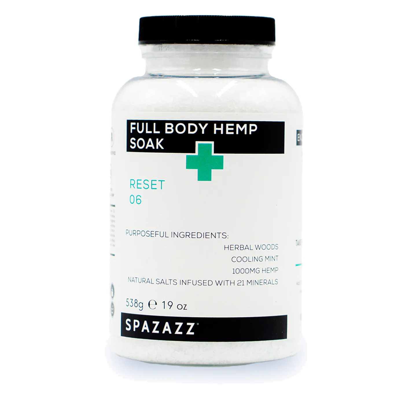 Spazazz Hemp Reset – konopné krystaly do vířivky pro obnovu rovnováhy organismu