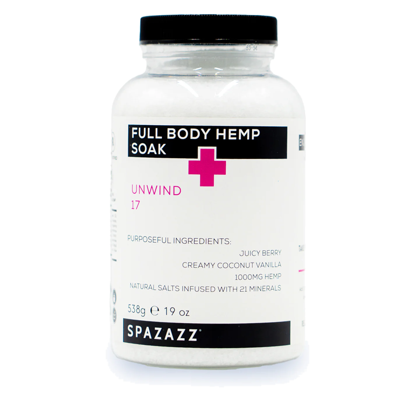 Spazazz Hemp Full Body Soak – konopné krystaly do vířivky pro hlubokou relaxaci