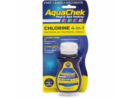 TESTOVACÍ PROUŽKY - AquaChek chlorine 4v1