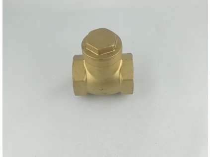 Spätná klapka horizontálna 3/4" mosadz