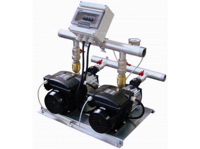 Automatická tlaková stanice - 2ks čerpadel, frekvenční měniče (CPS 20)