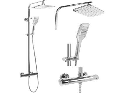 Sprchová sada s termostatom REA TOM - chróm