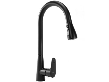 Kuchynská batéria Rea Mild black mat