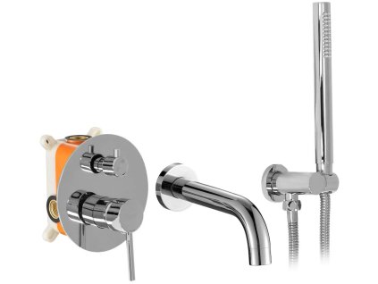 Podomietková vaňová batéria REA LUNGO chrom + BOX