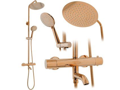 Sprchový set s termostatom REA LUNGO Copper