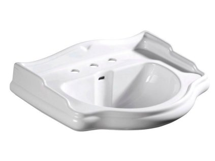 RETRO keramické umývadlo 69x52cm, 3 otvory pre batériu