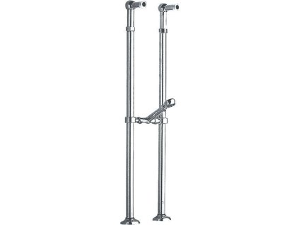 ANTEA pripojenie pe ištaláciu vaňovej batérie do priestoru (pár), chróm