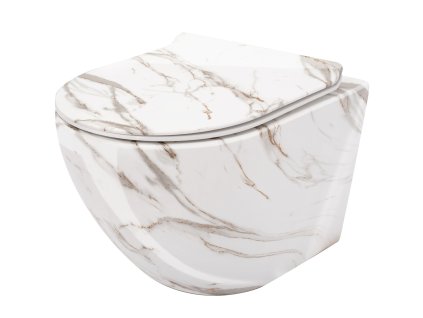 WC misa bez splachovacieho okruhu Rea Carlos Slim Lava Shiny