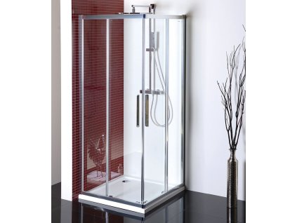 LUCIS LINE štvorcová sprchová zástena 900x900mm, číre sklo