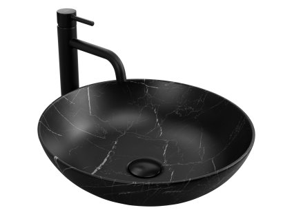 Umývadlo na dosku REA FIBO Black Matt