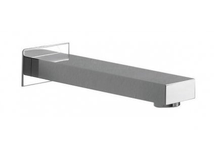 Nástenná výtoková hubica, hranatá, chróm