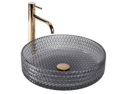 Umývadlo na dosku Rea Cristal Grey 39